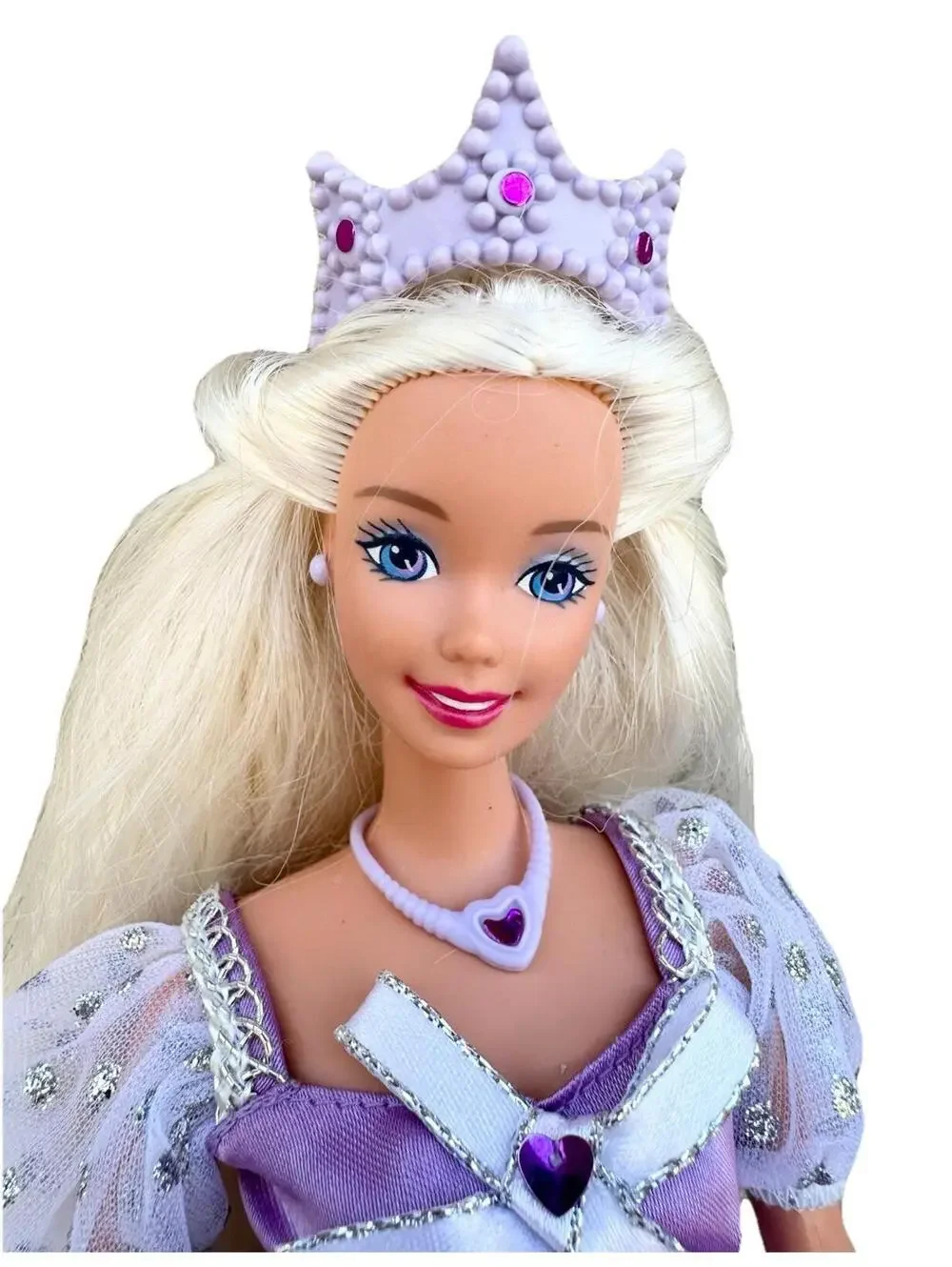 1997 Your Very First Royal Princess Barbie #18404 Purple Gown Crown Mattel